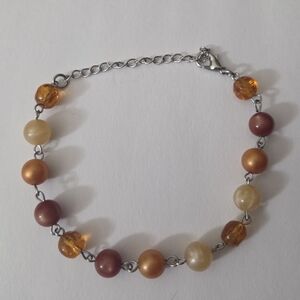 Earthy Multi-Color Beaded Bracelet